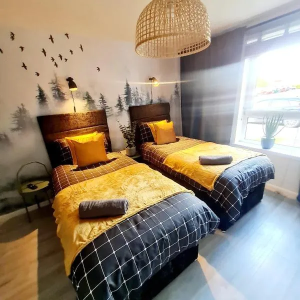 Modern Apartment - FREE parking, hotel in Glasgow