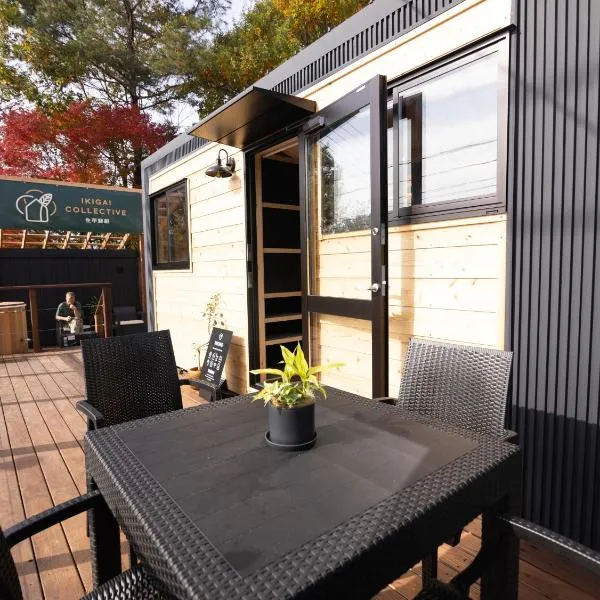 Nozawa Onsen Tiny Home and Sauna - Mizuho, Hotel in Iiyama