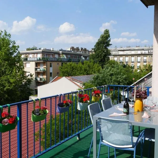 Gizella Terrace by Puskás, viešbutis Budapešte