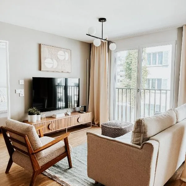 Moderne Apartments nahe Zentrum & Messe Basel,巴塞爾的飯店