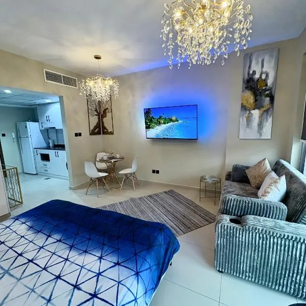 Luxurious Studio Pacific Al Marjan Island - beachfront property, hotel in Ras al Khaimah