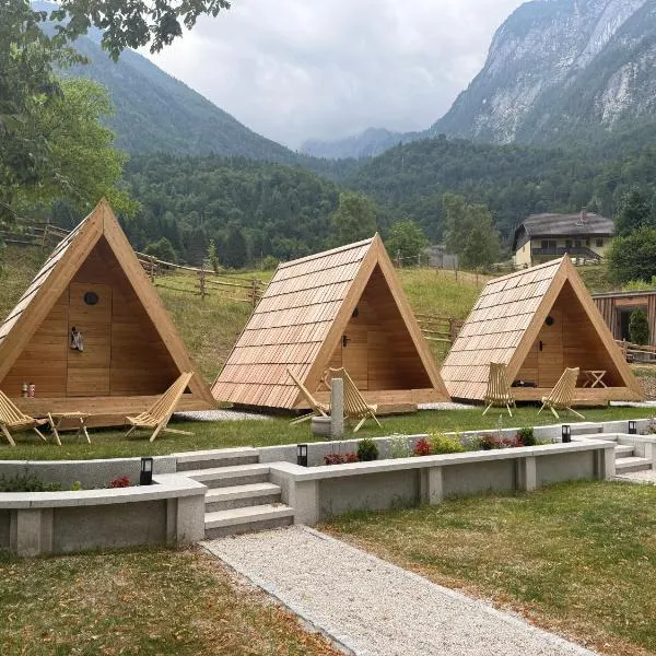 Glamping Kamp Triglav, hotel en Soča