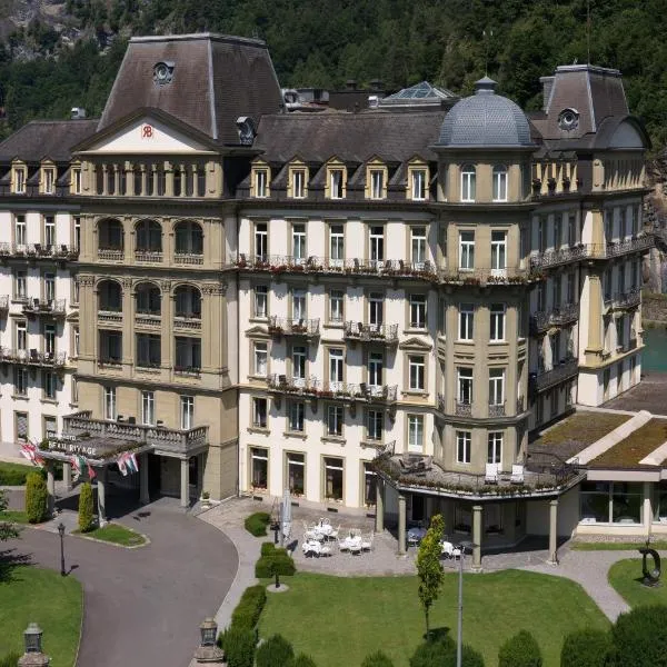 Grand Hotel Beau Rivage Interlaken，位于因特拉肯的酒店