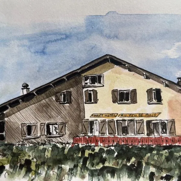Hôtel Au Feu De Bois, viešbutis mieste Otranas