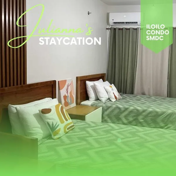 Julianna Staycation Iloilo Condo SMDC, hotel in Iloilo City