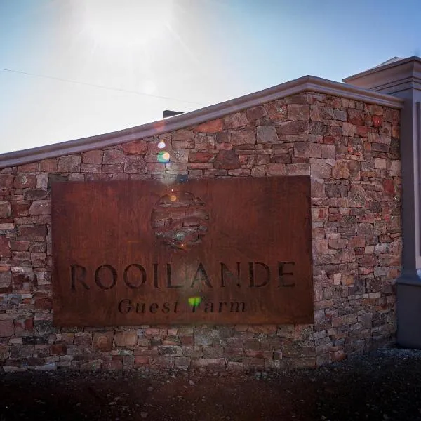 Rooilande Guest Farm, hotel in Laingsburg
