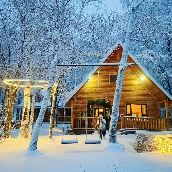 Yabuli QuShe Four seasons Private Lakefornt B&B, hotell i Xinhua