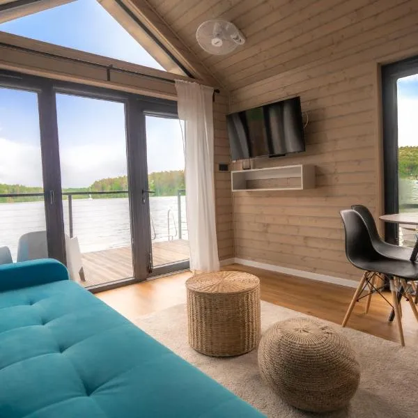 Domki na wodzie - Mazury: Ruciane-Nida şehrinde bir otel