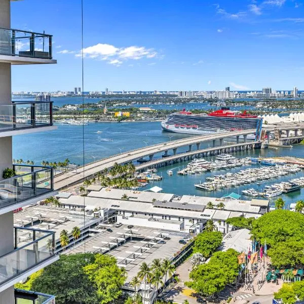 Sunset Waterview Oasis Studio, hotel v Miami