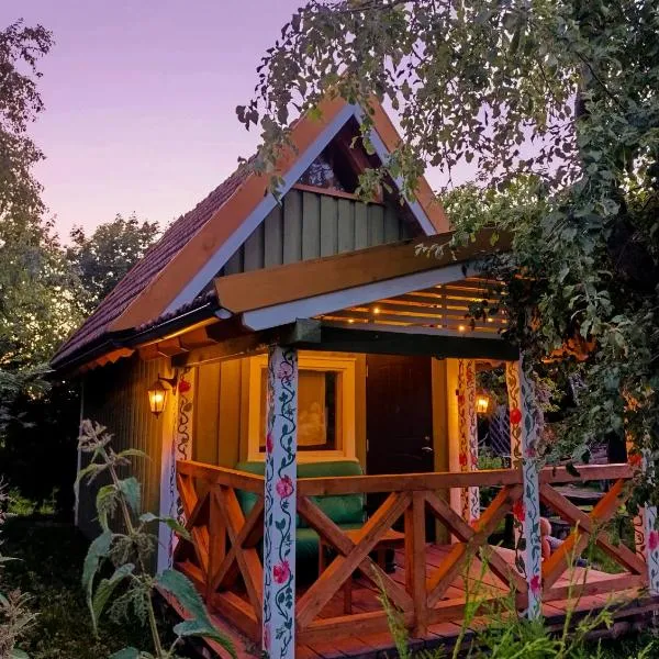 Happy Hippy Cabin for 4 persons，位于Gataučiai的酒店
