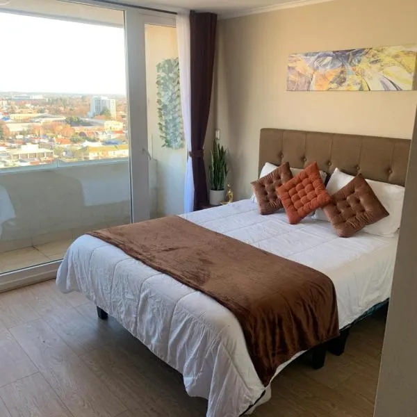 Departamento en el centro de Chillán - piso 17、チジャンのホテル