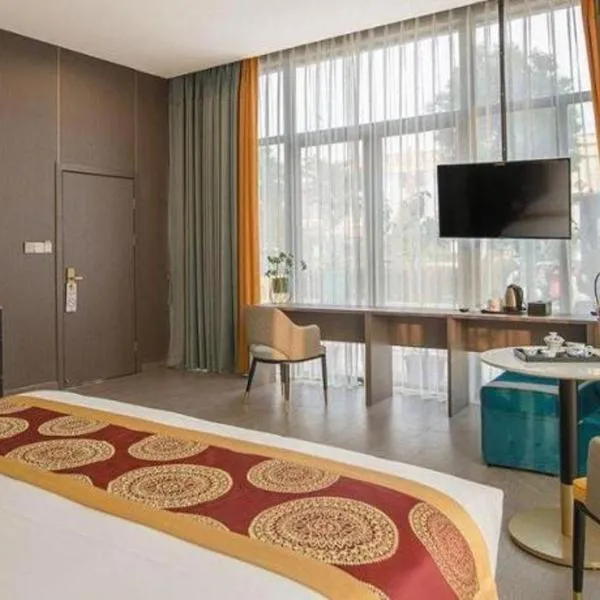 Shell Hotel Nanyang High-Speed Railway Station Jiangying Airport Huayaocheng、南陽市のホテル