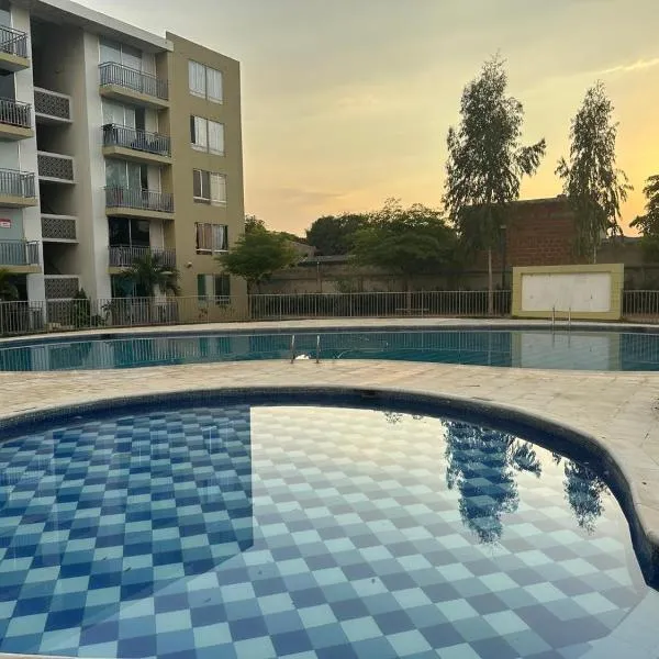 Apartamento vallenato en Entresierras, 3 HAB- AC, confort, hotel u gradu Valjedupar