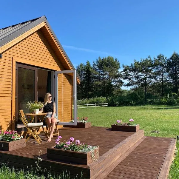 Cabin for Seaside Retreat, hotel v destinaci Ķesterciems