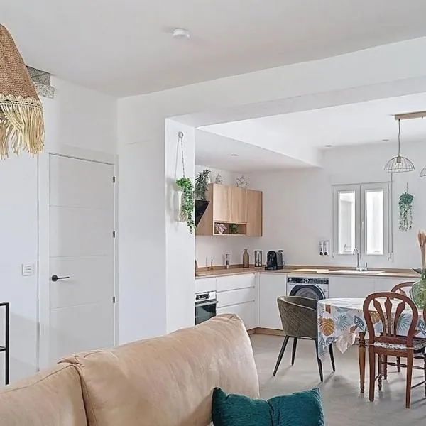 Charmante maison familiale 90 m avec patio 8 couchages, hotell sihtkohas Moratalla