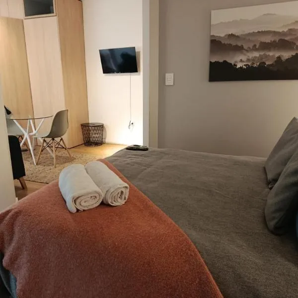 HOM I Departamento Studio AlA Lastarria 2PAX, hotel di Santiago