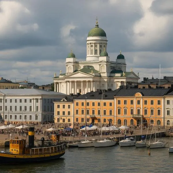 Sea View Studio Apartment in Helsinki City Centre, hotel in Helsinki