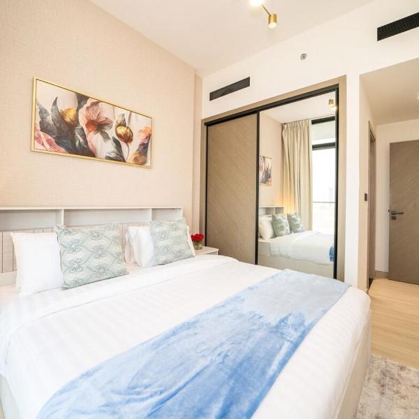 Stylish 1BR Apartment in Binghatti Luna JVC Dubai, Dubaï