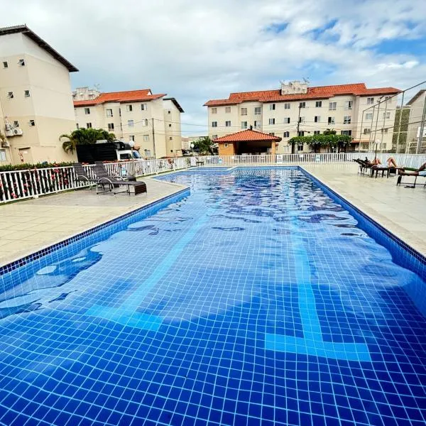 Apartamento 100 metros da praia com piscina, hotel in Ilhéus