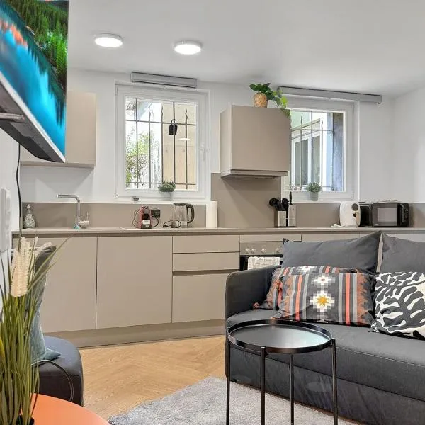 Stuttgarter Apt mit Terrasse für 4 Pers, hotel in Stuttgart
