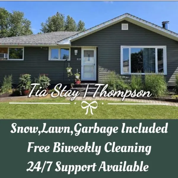 Contractor-friendly,4Beds, Free Parking&Laundry,位于汤普森的酒店