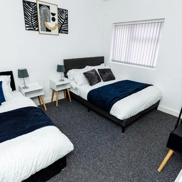 Xso City Centre Luxury Apartments,2 unit flat with Netflix,Sofa bed,Sleeps 6 each, hotel v destinaci Wolverhampton