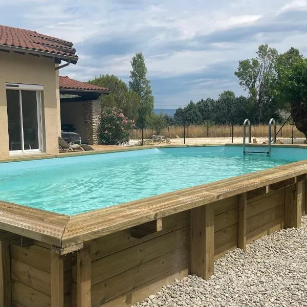 Villa Kéana en Sud Ardèche, avec piscine, hotel sa Lachapelle Sous Aubenas