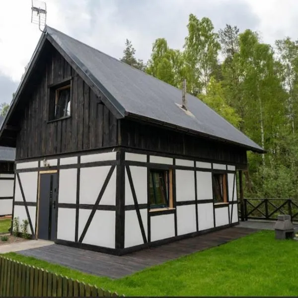 Domek nr 48 w Kaszubskiej Wenecji Na Gwizdówce w Załakowie przy lesie, jeziorze, hotel v destinaci Załakowo