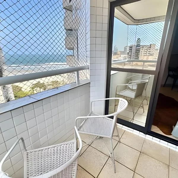 SHB - Pé na Areia: Flat à Beira-Mar para a Família, hotel di Santos