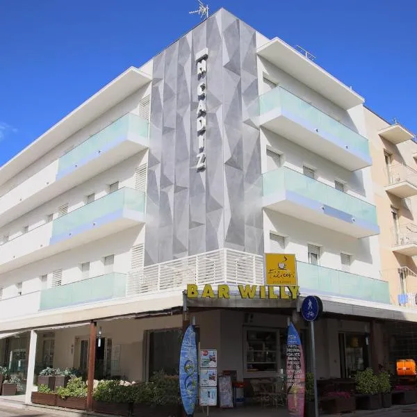Hotel Cadiz, hotel v Rimini