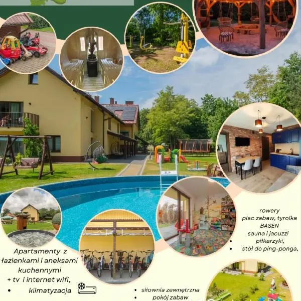 Apartamenty Gajówka- rowery, plac zabaw, sauna, jacuzzi, hotel di Stegna