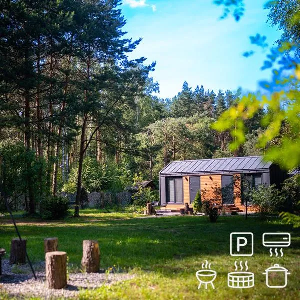 Wypoczynkowa Osada całoroczne ogrzewane domki 700m od Suntago Wręcza, Hotel in Wręcza