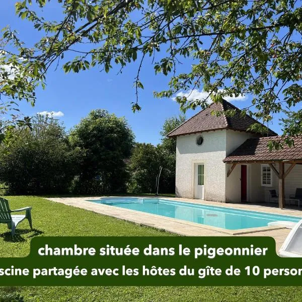 studio privatif à la campagne、Fontainebruxのホテル