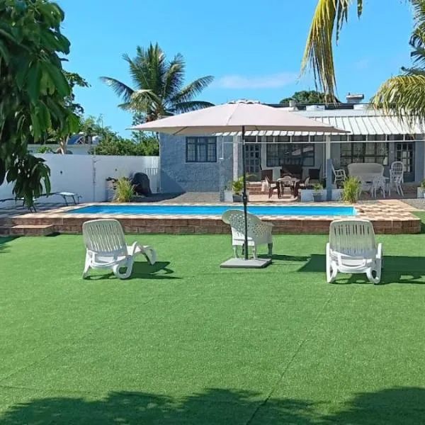 Villa Bella Quatre Cocos, hotell sihtkohas Trou dʼ Eau Douce