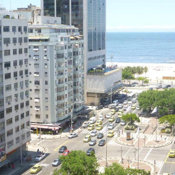Apartamento completo na praia de Copacabana 02 Suites com vista mar em andar alto, ar, wifi , netflix, pauloangerami RMVC18