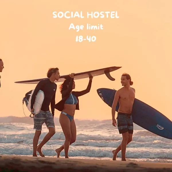 Doña Rose Surf Hostel、ラスパルマス・デ・グランカナリアのホテル
