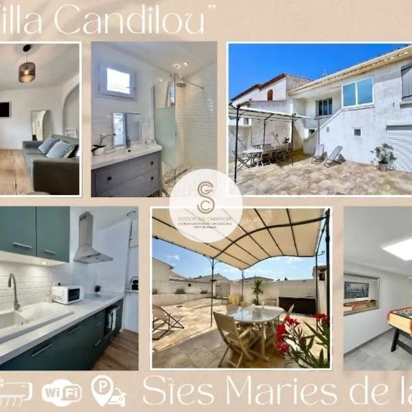 Villa Candilou Saintes Maries de la Mer, hotel en Saintes-Maries-de-la-Mer