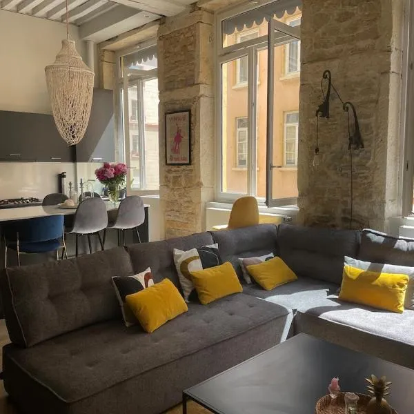 Lyon-croix rousse, hotell Lyonis
