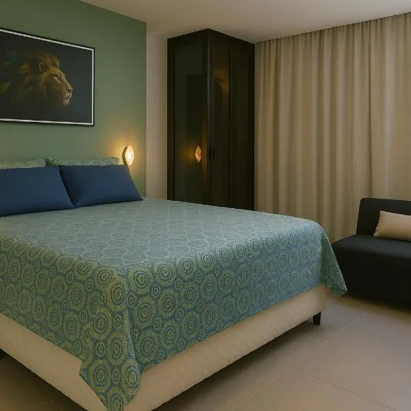 Flat Vista Mar de Cinema Perfeito para Relaxar，位于萨尔瓦多的酒店