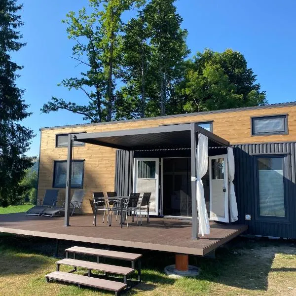 Köttmannsdorf에 위치한 호텔 Tiny House Mountain View perfekt für Ruhesuchende