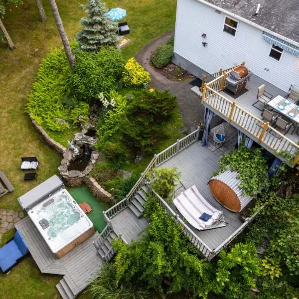 Hideaway Hot Tub Sunna Lake Kayaks Pool，布許基爾的飯店