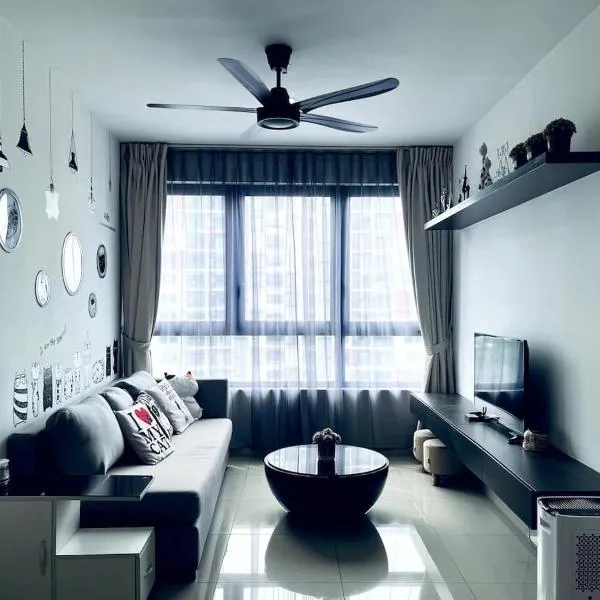 Neko Homes at i-City - WiFi TV Box 1 Carpark、シャー・アラムのホテル