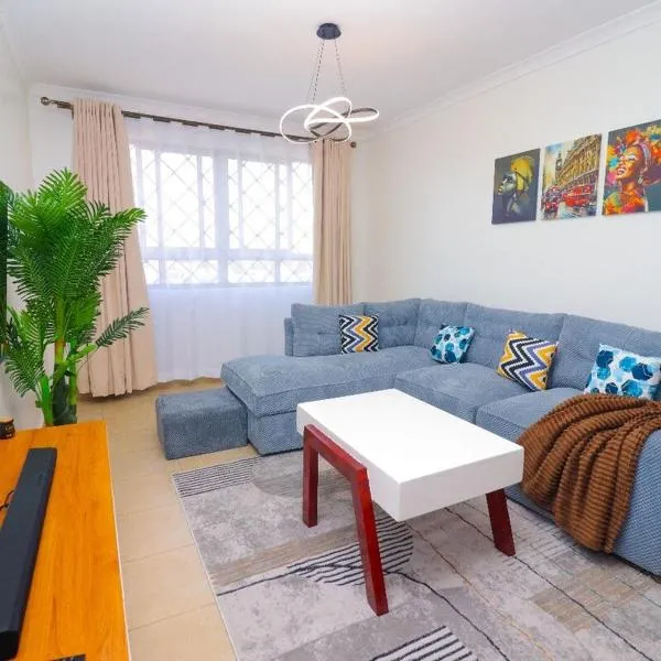 Modern 3BR Apartment near JKIA and SGR with Free Parking, hotel ad Athi River