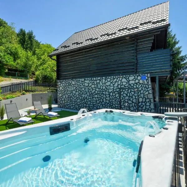 Holiday House with Pool and Wellness Area - Black Pearl, hôtel à Vrankovec