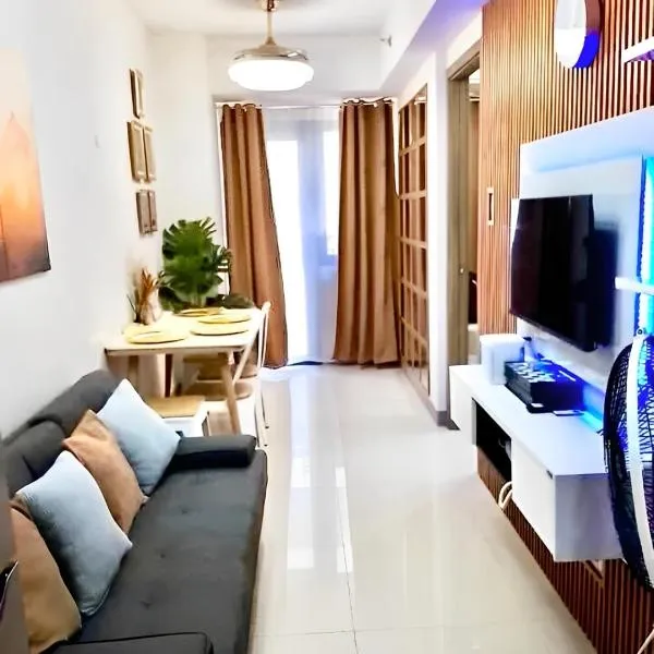 S Residences Condo PoolView Balcony in SM MOA near NAIA Wifi,Netflix,Pool，位于马尼拉的酒店