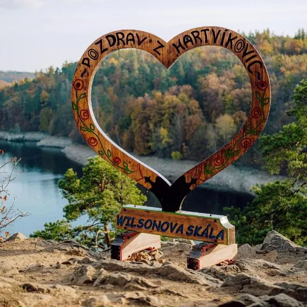 Autokemp u přehrady, ξενοδοχείο σε Hartvíkovice