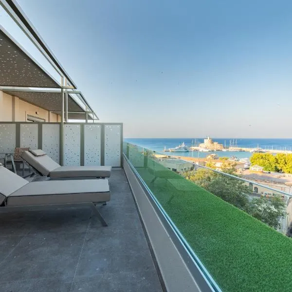 Philia Center Suites, hotel di Bandar Rhodes
