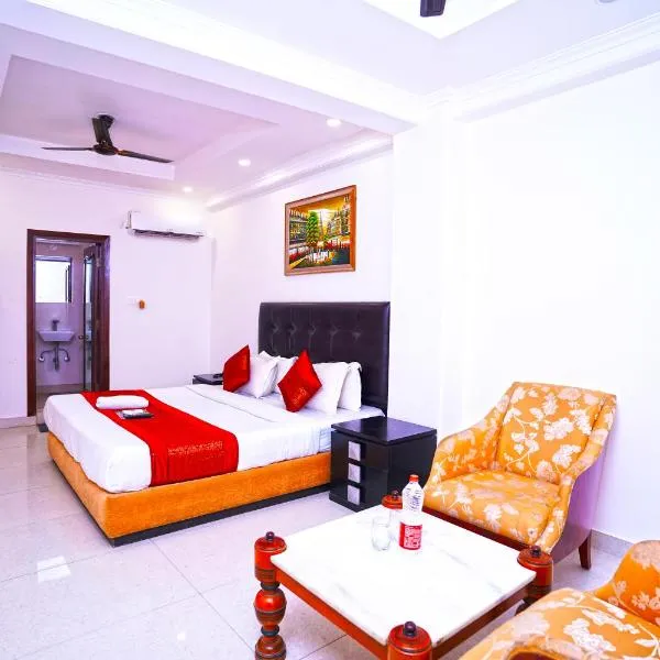 Hotel Moon Taj Near Yashobhoomi Convention Centre，位于新德里的酒店