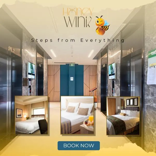 Honey Wink - 5 Min Walk to Walking Street, hotel v Ho Či Minově městě