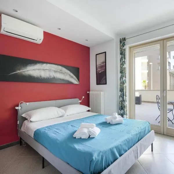 Sky Gate - Red Suite by the Airport, hotel u Bariju
